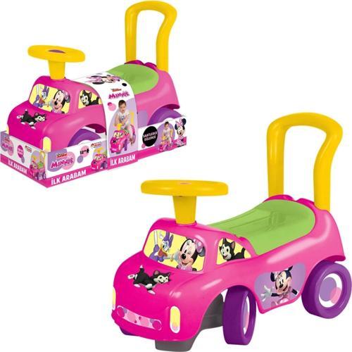 Minnie Mouse İlk Arabam - Binmeli Araba - Çocuk Arabası - İlk Adım Arabası