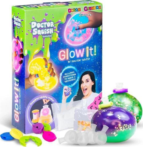 Doctor Squish Pack Refill Neon, Yedek Paket Parlak Simli Sukuşi Yapım Seti - Doktor Sukuşi - Sukuşi 