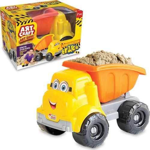 Art Sand Kumlu Oyun Kamyonu Kum Seti 250 Gr. - Oyun Kumu Seti - Kinetik Kum Seti - Natural Kum - Doğ