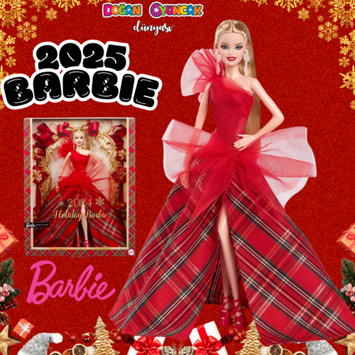 Barbie 2025 Yılbaşı Bebeği - Barbie Yılbaşı Bebek - Barbie Bebek Barbie 2024-2025 Bebeği - Holiday B