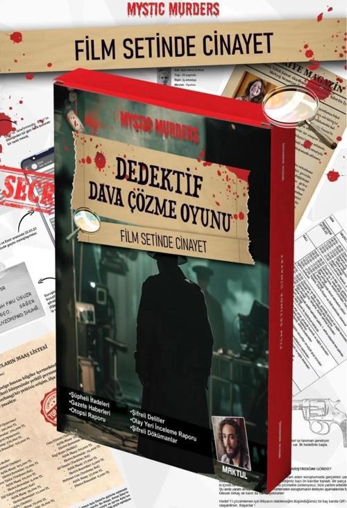 Film Setinde Cinayet Dedektif Oyunu - Dava Çözme Oyunu - Suç Çözme Oyunu - Cinayet Oyunu Cinayet Çöz