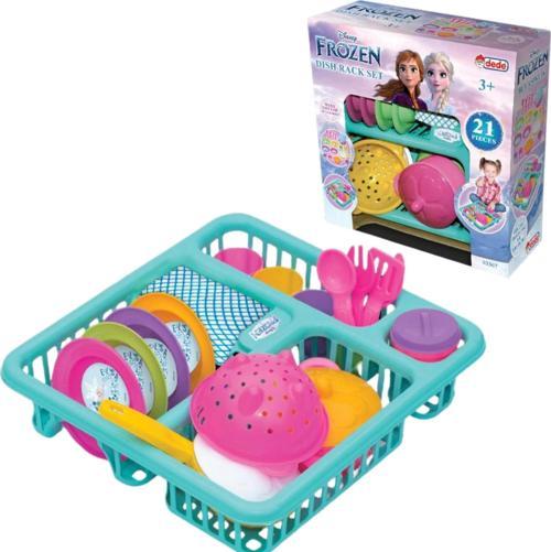 Frozen Bulaşıklık - Mutfak Setleri - Ev Oyuncak Setleri - Bulaşık Seti - Frozen Bulaşık Seti