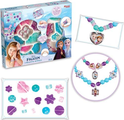Frozen İkili Takı Seti - Dede Takı Seti - Boncuk Kolye Seti - Karlar Ülkesi Takı Seti