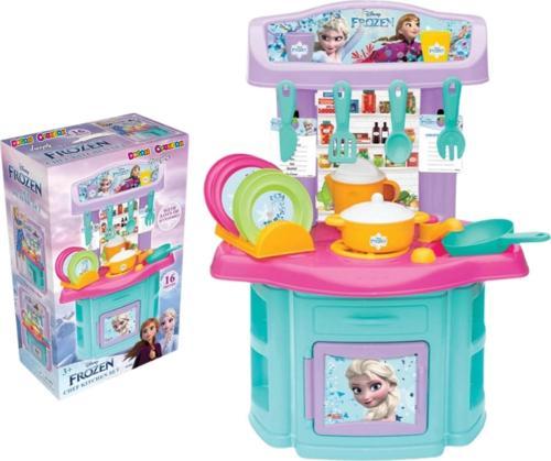Frozen Şef Mutfak Seti - Mutfak Setleri - Ev Oyuncak Setleri - Frozen Mutfak - Karlar Ülkesi Mutfak 