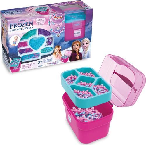 Frozen Sepetli Takı Seti- Dede Takı Seti - Boncuk Kolye Seti - Karlar Ülkesi Takı Seti
