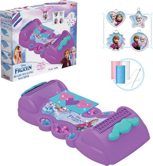 Frozen Takı Dokuma Seti - Dede Takı Seti - Boncuk Kolye Seti - Karlar Ülkesi Takı Seti