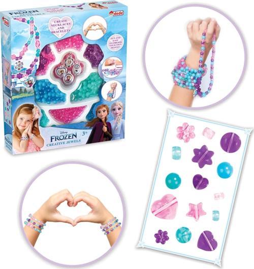 Frozen Tek Takı Seti - Dede Takı Seti - Boncuk Kolye Seti - Karlar Ülkesi Takı Seti