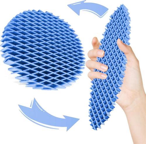 Orijinal Morf Flexi Fidget Stres Oyuncağı Worm fidget Stres Giderici Solucan Stres Yay - Mavi