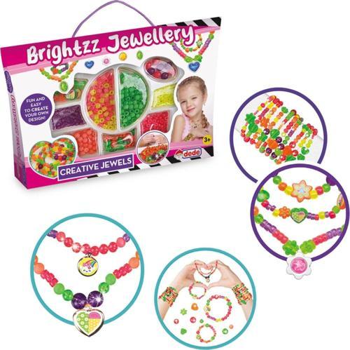 Brightzz Takı Seti Küçük El Çantası - Dede Takı Seti - Boncuk Kolye Seti - El İşi Oyuncak