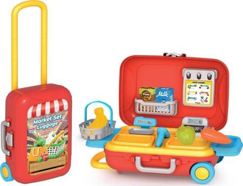 Candy & Ken Market Set Bavulum - Kasiyer Oyuncakları - Market Setleri - Evcilik Oyuncakları - Mutfak
