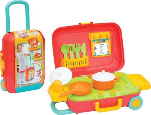 Candy & Ken Mutfak Set Bavulum - Mutfak Setleri - Ev Oyuncak Setleri - Bulaşık Seti