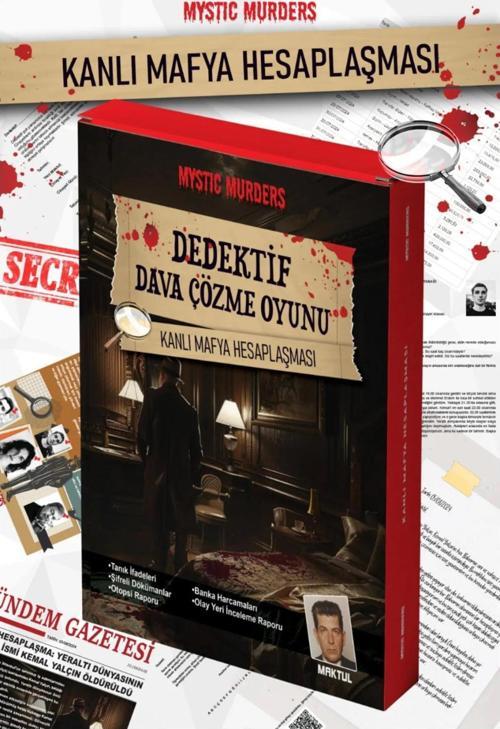 Kanlı Mafya Hesaplaşması Dedektif Oyunu - Dava Çözme Oyunu - Suç Çözme Oyunu - Cinayet Oyunu Cinayet