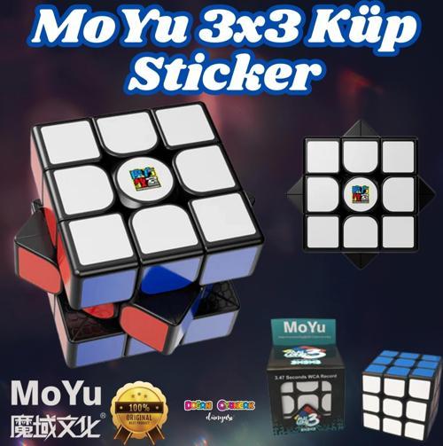 Orijinal MoYu Sticker 3x3 Küp - Moyu Speed Cube - Moyu 3x3 Zeka Küpü - Zeka Küpü - Rubik Küp