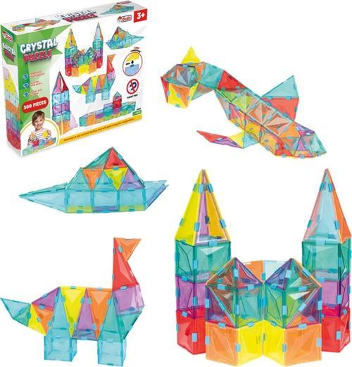 Kristal Puzzle (300 Parça) - Lego Setleri - Geometrik Oyuncak - Kristal Lego Seti - Cam Lego