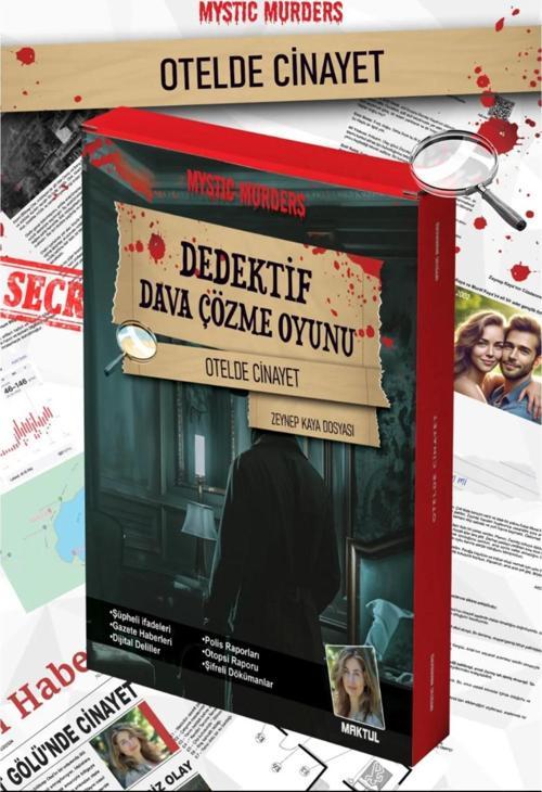 Otelde Cinayet Dedektif Oyunu - Dava Çözme Oyunu - Suç Çözme Oyunu - Cinayet Oyunu Cinayet Çözme