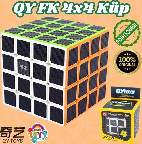 Orijinal QY Fiber Karbon 4x4 Speed Küp - QiYi 4x4 Küp - Akıl Küpü - Orjinal QY Speed Küp - Zeka Küpü