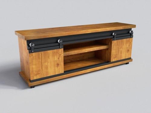 Doğal Ağaç Ofis Düzenleyici Dolap ( 140 cm - h60 cm - 41 cm )