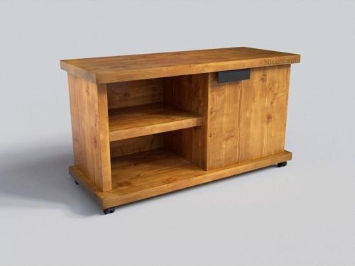 Doğal Ağaç Ofis Düzenleyici Dolap ( 90 cm - h60 cm - 41 cm )
