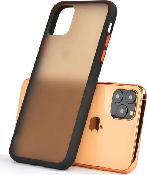 Apple iPhone 11 Pro Max Kılıf Fri Mat Yüzey Renkli Kenar Kılıf