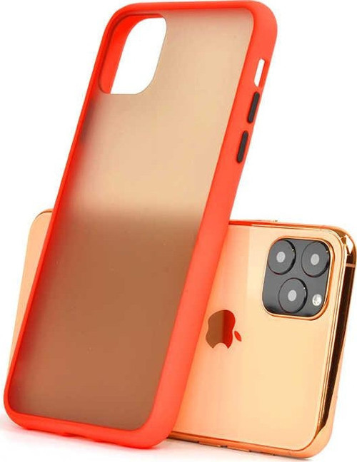 Apple iPhone 11 Pro Max Kılıf Fri Mat Yüzey Renkli Kenar Kılıf