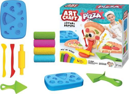 Pizza Oyun Hamur Seti 200 Gr. - Oyun Hamuru Seti - Hamur Setleri - Hamur Kalıpları