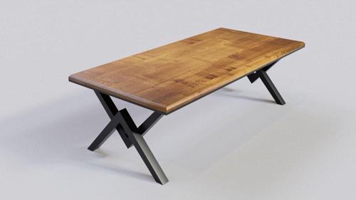 Doğal Ağaç Toplantı Masası ( 100 cm - 200 cm )