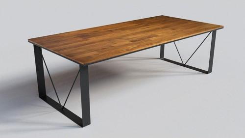 Doğal Ağaç Toplantı Masası ( 100 cm - 200 cm )