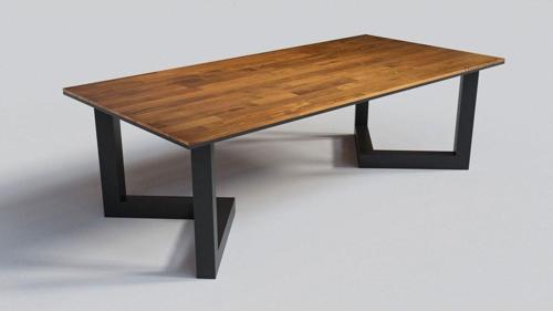 Doğal Ağaç Toplantı Masası ( 100 cm - 220 cm )
