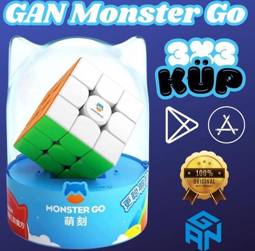 Profesyonel GAN Monster Go Standard 3x3 Küp - Zeka Küpü - Akıl Küpü - Monster Küp - 3x3 Cube