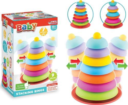 Sallanan Halkalar - Hacıyatmaz Lego - Bebek Oyuncağı - Kule Oyunu