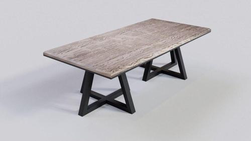 Doğal Ağaç Toplantı Masası ( 100 cm - 260 cm )