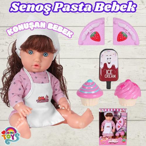 Senoş Pasta Yiyor - Türkçe Konuşan Senoş Et Bebek - Konuşan Bebek - Senoş Bebek - Pasta Et Bebek - K