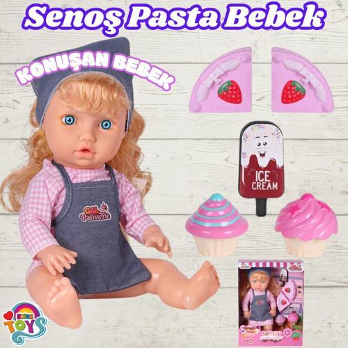 Senoş Pasta Yiyor - Türkçe Konuşan Senoş Et Bebek - Konuşan Bebek - Senoş Bebek - Pasta Et Bebek - S