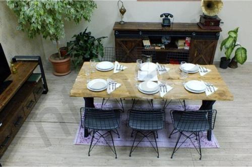 Masif Ağaç Mutfak Masası ( 60 cm - 120 cm Masa )