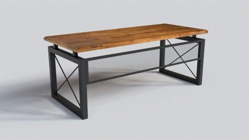 Masif Ağaç Ofis Masası ( 85 cm - 140 cm - h78 cm )