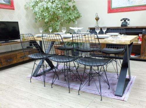 Doğal Ağaç Yemek Masası - ( 85 cm - 210 cm Masa )