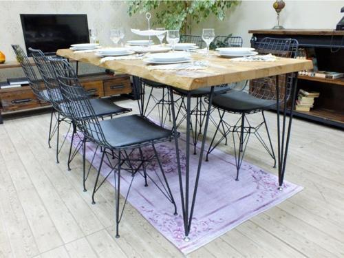 Doğal Ağaç Yemek Masası - ( 85 cm - 210 cm Masa )