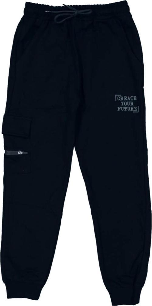Çocuk Tek Kargo Cepli Paça Manşetli Eşofman Alt BGL-ST03869