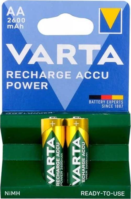 1.2 VOLT - 2600 MAH NI-MH R2U ŞARJLI 2Lİ AA KALEM PİL