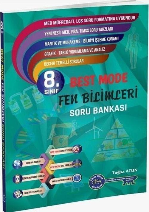 Gür Yayınları 8. Sınıf Fen Bilimleri Best Mode Soru Bankası