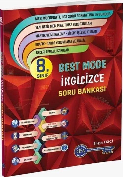 Gür Yayınları 8. Sınıf İngilizce Best Mode Soru Bankası
