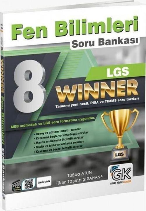 Gür Yayınları 8. Sınıf LGS Fen Bilimleri Winner Soru Bankası