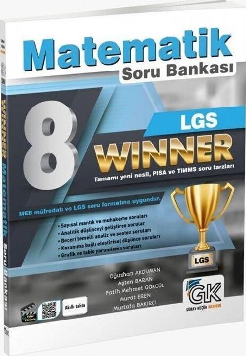 Gür Yayınları 8. Sınıf LGS Matematik Winner Soru Bankası