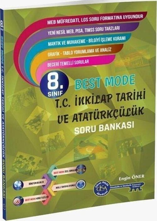 Gür Yayınları 8. Sınıf T.C. İnkılap Tarihi ve Atatürkçülük Best Mode Soru Bankası