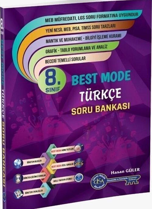 Gür Yayınları 8. Sınıf Türkçe Best Mode Soru Bankası