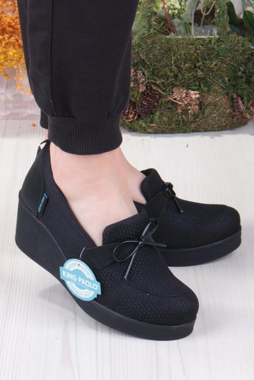King Jennifer Rahat Hafif Anatomic Insole Taban Dolgu Topuk Kadın Ayakkabı
