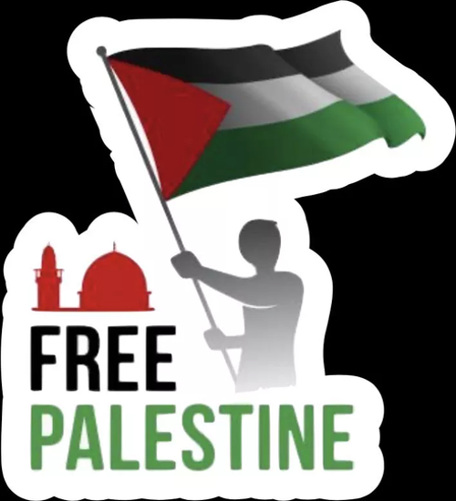Free Palestine Gaza Araba Sticker Etiket 19CM Gazze Filistin
