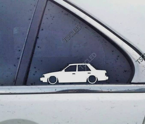323 sedan Kelebek Cam Oto Sticker 2 Adet