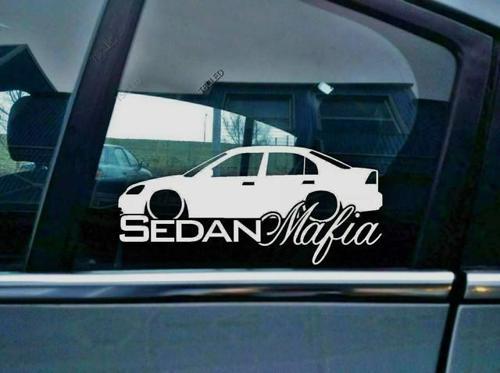 Civic ES sedan Kelebek Cam Araba oto Sticker 19 cm 2 Adet