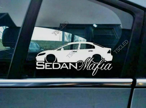 Civic FA FD sedanKelebek Cam Araba oto Sticker 19 cm 2 Adet